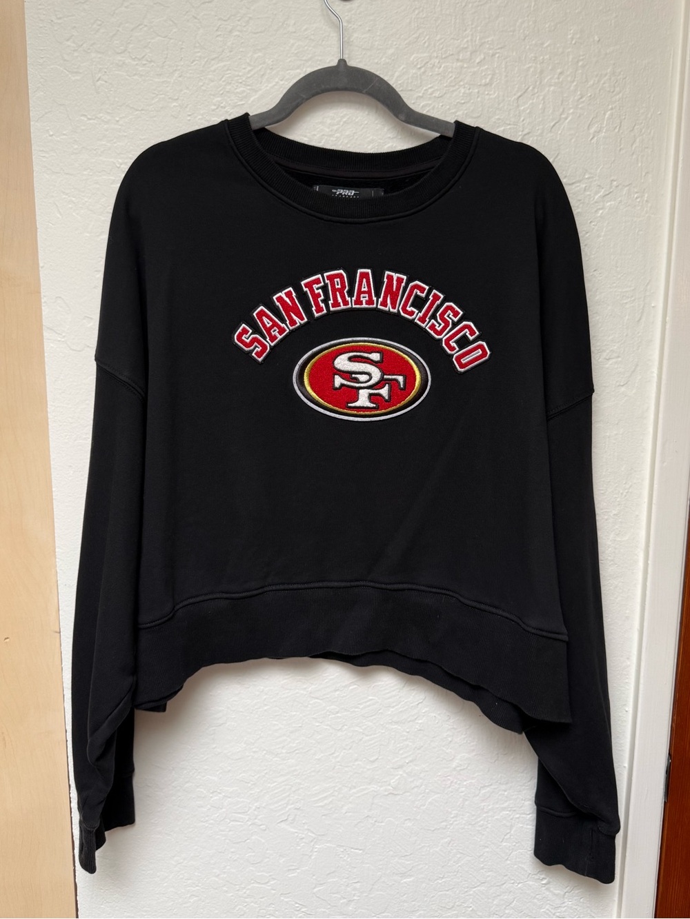 Pro Standard San Francisco 49ers Patchwork Crewneck Sweatshirt